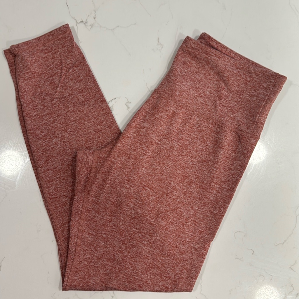 Red Heathered Leggings
